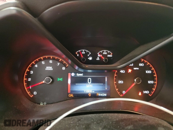 2016 GMC Canyon 2WD SLE with VIN 1GTH5CE33G1340174, listed as a Copart auction lot 62117235 with 110,909 mi miles and Salvage title. Bid and sale history available at DreamBid. Image 9.
