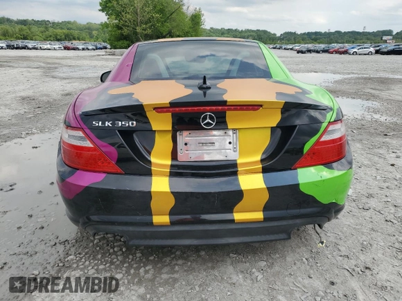 2016 Mercedes-Benz SLK 350 with VIN WDDPK5HA3GF115546, listed as a Copart auction lot 56627415 with 100,429 mi miles and Salvage title. Bid and sale history available at DreamBid. Image 6.