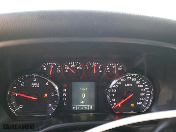 2018 Chevrolet Silverado 1500 Work Truck with VIN 1GCVKNEC1JZ344966, listed as a Copart auction lot 49110945 with 81,237 mi miles and Salvage Title. Bid and sale history available at carsss.com. Image 9.