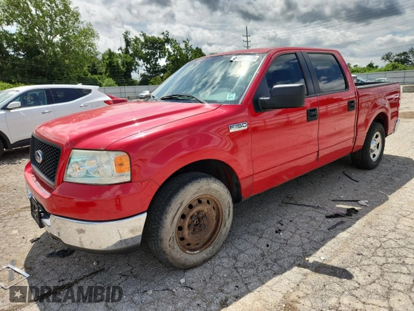 2005 Ford F-150 XLT with VIN 1FTPW12555KE67826, listed as a Copart auction lot 61623865 with 167,089 mi miles and Clean title. Bid and sale history available at DreamBid. Image 1.