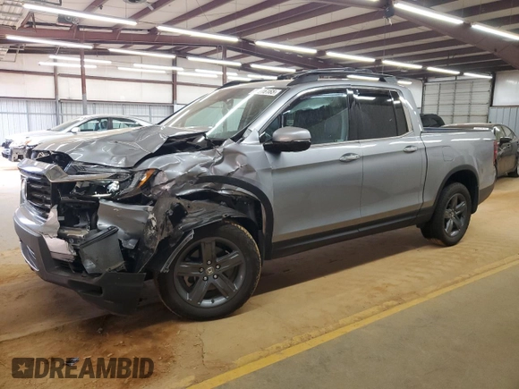 2022 Honda Ridgeline RTL-E z VIN 5FPYK3F73NB008273, wystawiony jako Copart lot #53916165 z przebiegiem 30 962 mil mil oraz Szkoda całkowita • Salvage title. Historia ofert i sprzedaży dostępna na DreamBid. Obrazek 1.