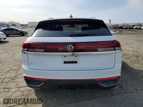 2025 Volkswagen Atlas SE with VIN 1V2WE2CA5SC201601, listed as a Copart auction lot 50102745 with 9,285 mi miles and Clean title. Bid and sale history available at DreamBid. Image 6.