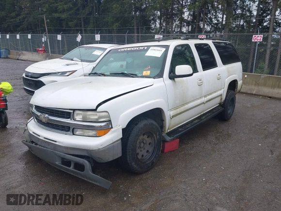 2002 Chevrolet Suburban LT with VIN 1GNFK16Z02J124869, listed as a IAAI auction lot 41865601 with 1 mi miles. Bid and sale history available at carsss.com. Image 2.