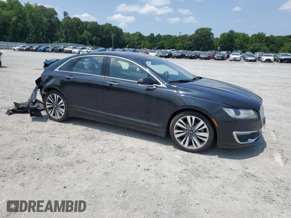2017 Lincoln MKZ Reserve with VIN 3LN6L5E90HR622398, listed as a Copart auction lot 61907915 with Not provided miles and Salvage title. Bid and sale history available at DreamBid. Image 4.