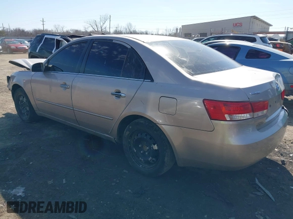 2007 Hyundai Sonata GLS with VIN 5NPET46C87H239153, listed as a IAAI auction lot 41666741 with 286,028 mi miles and . Bid and sale history available at DreamBid. Image 3.