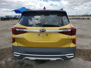 2021 Kia Seltos S with VIN KNDEU2AAXM7210552, listed as a Copart auction lot 62323745 with 12,189 mi miles and Salvage title. Bid and sale history available at DreamBid. Image 6.