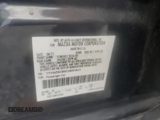 2012 Mazda 6 S Grand Touring with VIN 1YVHZ8CB9C5M01813, listed as a Copart auction lot 74018014 with Not Provided miles and Salvage Title. Bid and sale history available at DreamBid. Image 13.