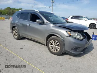 2014 Nissan Rogue SV with VIN 5N1AT2ML3EC794358, listed as a Copart auction lot 53094715 with 191,889 mi miles and Salvage Title. Bid and sale history available at carsss.com. Image 4.