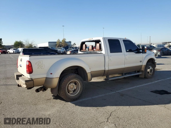 2014 Ford F-450 XL with VIN 1FT8W4DT4EEA08741, listed as a Copart auction lot 77214904 with 168,838 mi miles and Salvage title. Bid and sale history available at DreamBid. Image 3.
