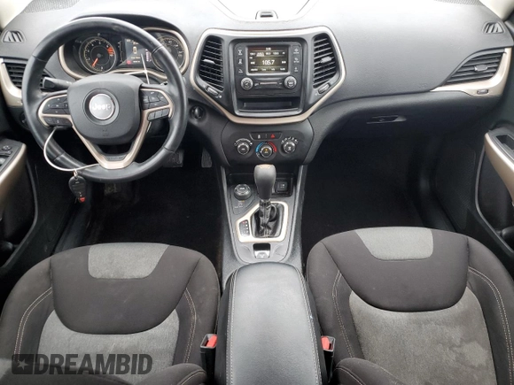 2018 Jeep Cherokee Latitude with VIN 1C4PJMCB6JD575634, listed as a Copart auction lot 51828305 with 58,590 mi miles and Salvage title. Bid and sale history available at DreamBid. Image 8.