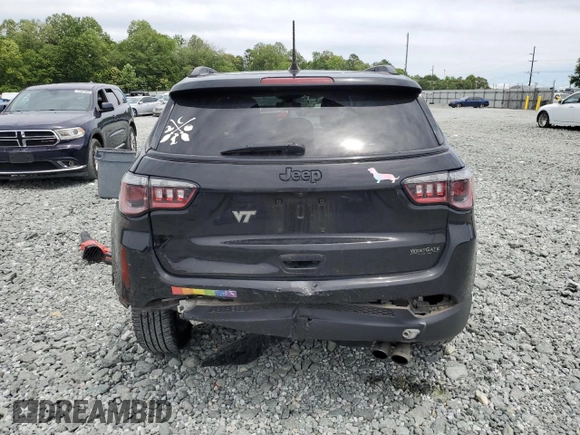 2021 Jeep Compass Latitude with VIN 3C4NJCBB2MT539201, listed as a Copart auction lot 58325985 with 94,170 mi miles and Salvage title. Bid and sale history available at DreamBid. Image 6.