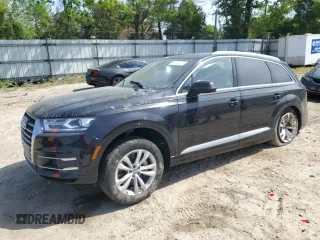 2019 Audi Q7 Premium with VIN WA1AAAF78KD012771, listed as a Copart auction lot 56927625 with 93,806 mi miles and Salvage title. Bid and sale history available at DreamBid. Image 1.