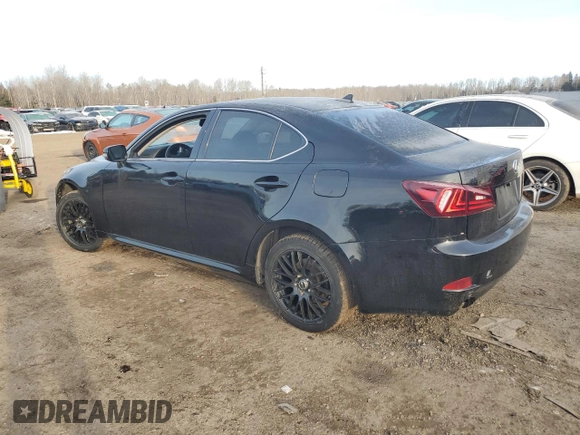 2011 Lexus IS 250 with VIN JTHCF5C22B5048223, listed as a Copart auction lot 48375665 with 195,307 mi miles and Clean Title. Bid and sale history available at carsss.com. Image 2.