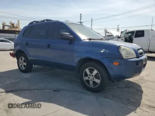 2008 Hyundai Tucson GLS with VIN KM8JM12B58U920493, listed as a Copart auction lot 49908505 with 202,954 mi miles and Salvage Title. Bid and sale history available at carsss.com. Image 4.