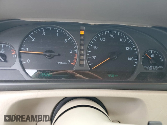 2000 Cadillac Eldorado Touring with VIN 1G6ET1298YB702875, listed as a Copart auction lot 54434255 with 135,282 mi miles and Salvage Title. Bid and sale history available at DreamBid. Image 9.