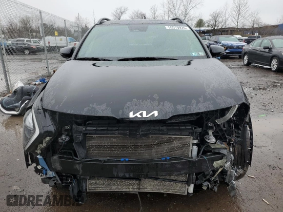 2023 Kia Sportage X-Line with VIN 5XYK6CAF8PG008654, listed as a Copart auction lot 50010925 with 29,137 mi miles and Salvage Title. Bid and sale history available at carsss.com. Image 5.