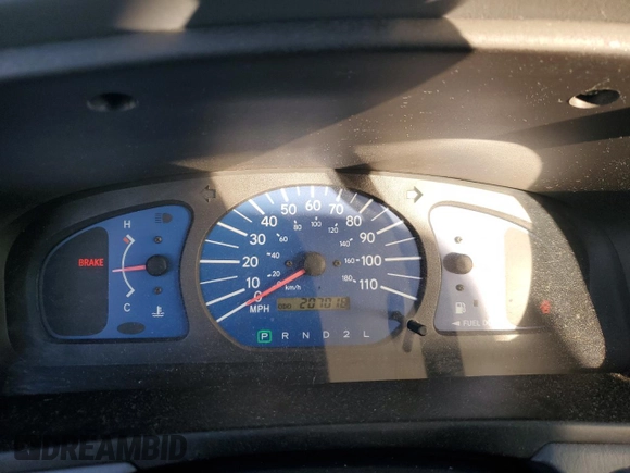 2002 Toyota Sienna CE with VIN 4T3ZF19C62U448900, listed as a Copart auction lot 48347055 with 207,018 mi miles and Salvage Title. Bid and sale history available at carsss.com. Image 9.