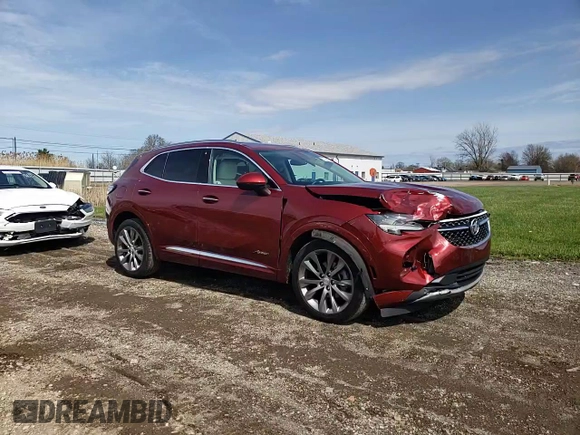 2021 Buick Envision Avenir with VIN LRBFZSR42MD141943, listed as a Copart auction lot 51734955 with 25,818 mi miles and Salvage Title. Bid and sale history available at carsss.com. Image 12.
