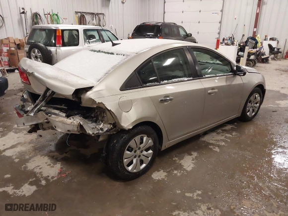 2013 Chevrolet Cruze LS with VIN 1G1PA5SH9D7224482, listed as a IAAI auction lot 41526451 with 243,367 mi miles. Bid and sale history available at carsss.com. Image 4.