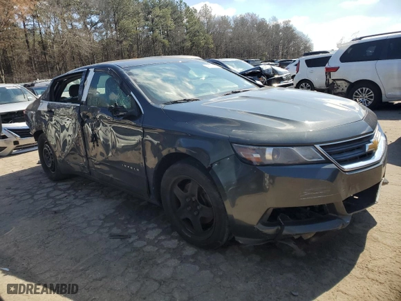 2018 Chevrolet Impala LS with VIN 2G11X5SA5J9137275, listed as a Copart auction lot 46116675 with 0 mi miles and Clean Title. Bid and sale history available at carsss.com. Image 4.