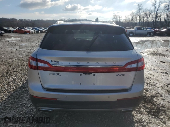 2017 Lincoln MKX Select with VIN 2LMPJ8KR1HBL20427, listed as a Copart auction lot 84268754 with 91,171 mi miles and Salvage Title. Bid and sale history available at carsss.com. Image 6.