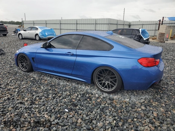 2014 BMW 4 Series 435i xDrive with VIN WBA3R5C50EK187272, listed as a Copart auction lot 56579855 with 129,873 mi miles and Salvage title. Bid and sale history available at DreamBid. Image 2.
