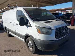 2015 Ford Transit with VIN 1FTYE1ZM1FKA27222, listed as a IAAI auction lot 41354513 with 148,738 mi miles. Bid and sale history available at carsss.com. Image 1.