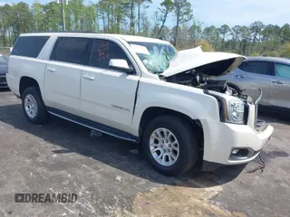 2015 GMC Yukon XL SLT with VIN 1GKS1HKC0FR154518, listed as a IAAI auction lot 41905683 with 162,482 mi miles. Bid and sale history available at carsss.com. Image 1.