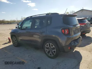 2017 Jeep Renegade Latitude z VIN ZACCJABB5HPF18349, wystawiony jako Copart lot #52954395 z przebiegiem 82 270 mil mil oraz Szkoda całkowita • Salvage title. Historia ofert i sprzedaży dostępna na DreamBid. Obrazek 2.