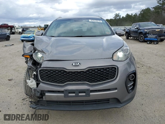 2019 Kia Sportage EX with VIN KNDPN3AC1K7559626, listed as a Copart auction lot 47413215 with 69,428 mi miles and Salvage title. Bid and sale history available at DreamBid. Image 5.