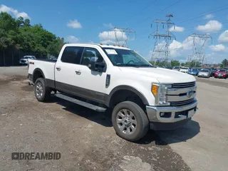 2017 Ford F-250 Lariat with VIN 1FT7W2BT8HED03378, listed as a IAAI auction lot 42545547 with 240,558 mi miles and . Bid and sale history available at DreamBid. Image 1.