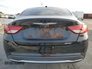 2015 Chrysler 200 Limited with VIN 1C3CCCABXFN694718, listed as a Copart auction lot 45916885 with 124,412 mi miles and Salvage Title. Bid and sale history available at DreamBid. Image 6.