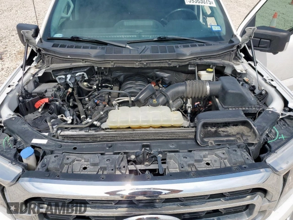 2021 Ford F-150 XL with VIN 1FTEW1C53MKD32347, listed as a Copart auction lot 59363075 with 111,827 mi miles and Salvage title. Bid and sale history available at DreamBid. Image 11.