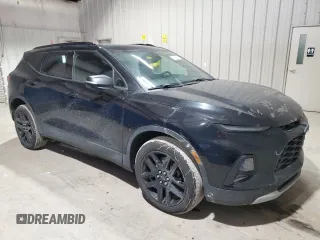 2022 Chevrolet Blazer LT with VIN 3GNKBJRS6NS136525, listed as a Copart auction lot 87189004 with 55,401 mi miles and Salvage title. Bid and sale history available at DreamBid. Image 4.