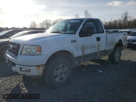2004 Ford F-150 XL with VIN 1FTRF14W14NC15602, listed as a Copart auction lot 42381205 with 117,684 mi miles and Clean Title. Bid and sale history available at DreamBid. Image 1.