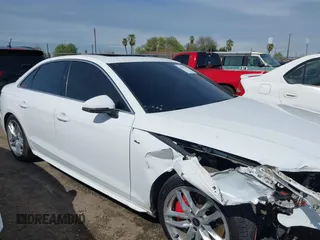 2023 Audi A4 S line Premium Plus with VIN WAUEAAF41PN015426, listed as a IAAI auction lot 41851254 with 39,142 mi miles and . Bid and sale history available at DreamBid. Image 14.