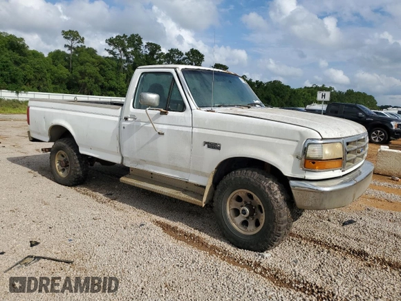 1997 Ford F-250 z VIN 3FTHF26H5VMA18931, wystawiony jako Copart lot #57015965 z przebiegiem 244 027 mil mil oraz Czysty tytuł • Clean title. Historia ofert i sprzedaży dostępna na DreamBid. Obrazek 4.