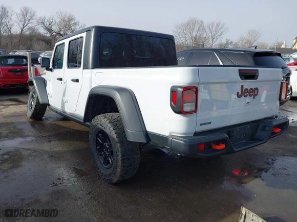 2023 Jeep Gladiator Mojave with VIN 1C6JJTEG6PL575342, listed as a IAAI auction lot 41785481 with 25,093 mi miles. Bid and sale history available at carsss.com. Image 3.