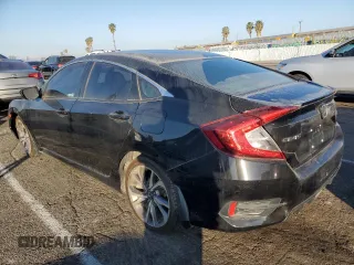 2020 Honda Civic Sedan Sport with VIN 2HGFC2F86LH506332, listed as a Copart auction lot 41873105 with 86,640 mi miles and Salvage Title. Bid and sale history available at carsss.com. Image 2.