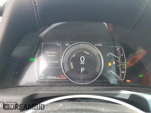 2021 Lexus ES with VIN 58ADA1C1XMU012636, listed as a Copart auction lot 45166995 with 138,946 mi miles and Salvage Title. Bid and sale history available at carsss.com. Image 9.