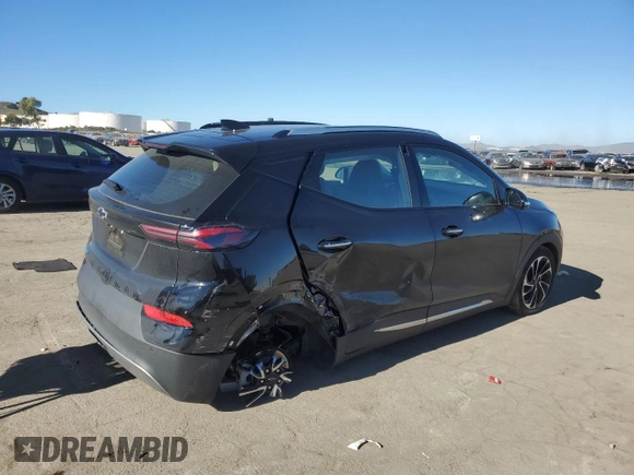 2022 Chevrolet Bolt EUV Premier with VIN 1G1FZ6S03N4109786, listed as a Copart auction lot 87978355 with 29,182 mi miles and Salvage Title. Bid and sale history available at carsss.com. Image 3.