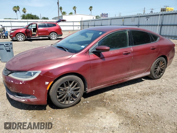 2015 Chrysler 200 Limited z VIN 1C3CCCAB1FN672445, wystawiony jako Copart lot #56657675 z przebiegiem 188 466 mil mil oraz Szkoda całkowita • Salvage title. Historia ofert i sprzedaży dostępna na DreamBid. Obrazek 1.
