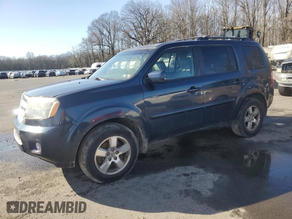 2011 Honda Pilot EX with VIN 5FNYF4H49BB030263, listed as a Copart auction lot 50181115 with 163,840 mi miles and Clean Title. Bid and sale history available at DreamBid. Image 1.