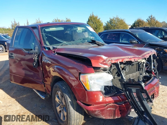 2014 Ford F-150 XL with VIN 1FTFX1CF4EKD49282, listed as a IAAI auction lot 41595728 with Not Provided miles and . Bid and sale history available at DreamBid. Image 1.