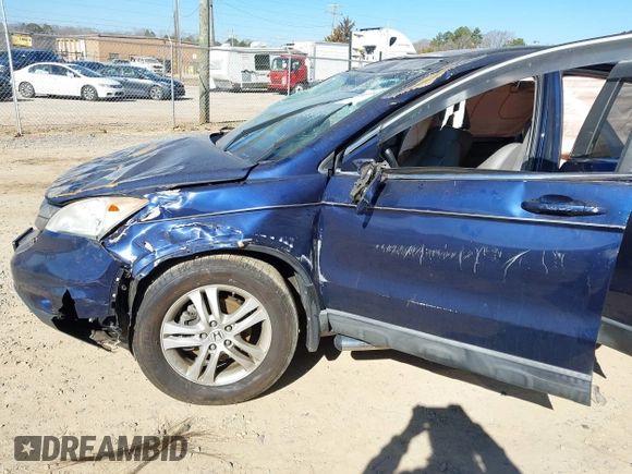2011 Honda CR-V EX-L with VIN 5J6RE3H72BL027093, listed as a IAAI auction lot 41651384 with 54,159 mi miles. Bid and sale history available at carsss.com. Image 6.