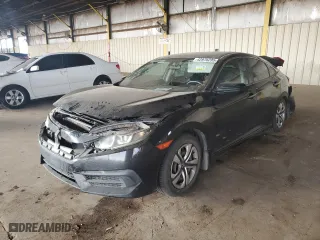 2018 Honda Civic Sedan LX with VIN 19XFC2F52JE003815, listed as a Copart auction lot 42978235 with 114,489 mi miles and Salvage Title. Bid and sale history available at carsss.com. Image 1.