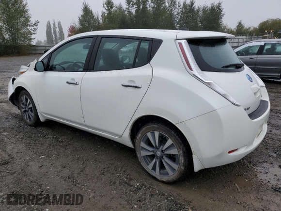 2015 Nissan LEAF SV with VIN 1N4AZ0CP2FC332182, listed as a Copart auction lot 69824793 with 62,262 mi miles. Bid and sale history available at carsss.com. Image 2.