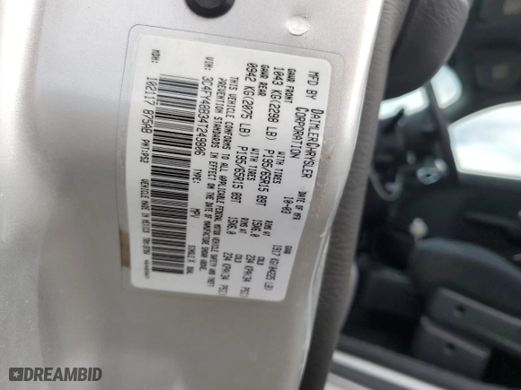 2004 Chrysler PT Cruiser with VIN 3C4FY48B34T249806, listed as a Copart auction lot 48560395 with 116,495 mi miles and Salvage Title. Bid and sale history available at carsss.com. Image 13.