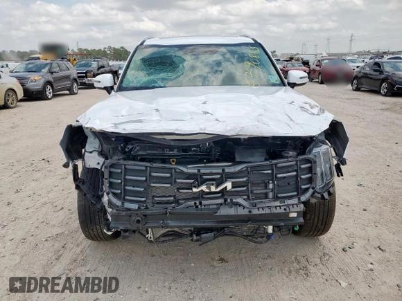 2025 Kia Telluride S with VIN 5XYP64GC9SG579930, listed as a Copart auction lot 57590885 with 4,438 mi miles and Salvage title. Bid and sale history available at DreamBid. Image 5.
