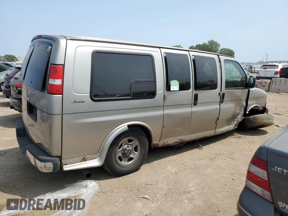 2003 GMC Savana Commercial C6Y with VIN 1GDFG15T931229043, listed as a Copart auction lot 44422145 with 173,310 mi miles and Salvage Title. Bid and sale history available at carsss.com. Image 3.